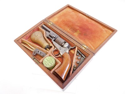 Lot 24 - Cased Colt .31 1849 pocket revolver