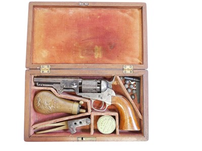 Lot 24 - Cased Colt .31 1849 pocket revolver