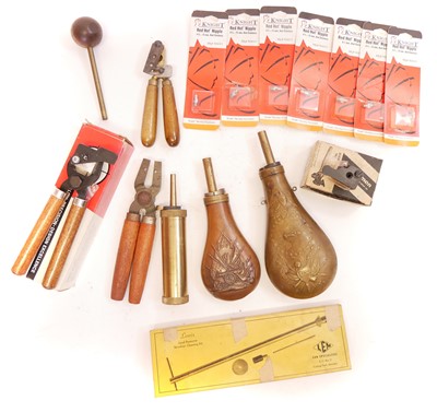 Lot 204 - Collection of muzzle loading accessories