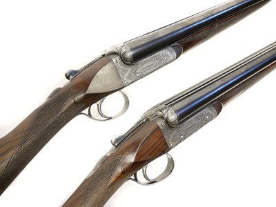 Lot 108 - Pair of William Evans 16 bore shotguns LICENCE REQUIRED
