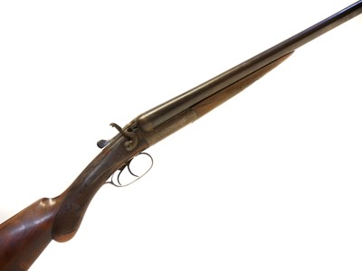 Lot 139 - Lincoln Jeffries 12 bore side by side hammer gun LICENCE REQUIRED
