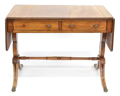 Lot 292 - Mid 19th century mahogany sofa table