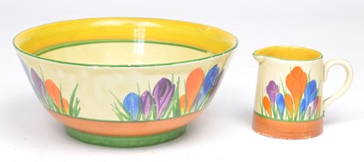 Lot 89 - 2 pieces of Clarice Cliff 'Crocus'