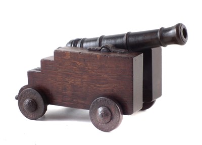 Lot 360 - Bronze signal cannon