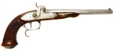 Lot 56 - Pedersoli Le Page .44 percussion pistol, LICENCE REQUIRED