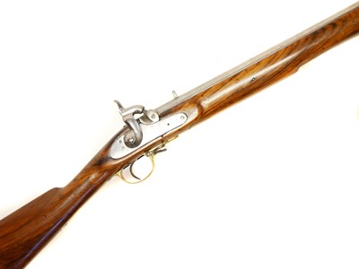 Lot 154 - Indian percussion 10 bore Enfield type shotgun LICENCE REQUIRED