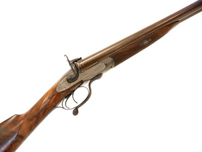 Lot 37 - W. B. Barratt 12 bore pinfire shotgun