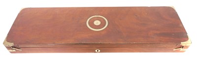 Lot 230 - Mahogany gun case