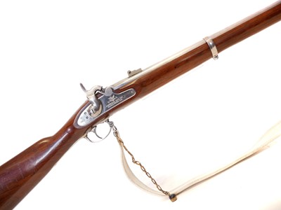 Lot 98 - Amoskeag .58 percussion muzzle loading rifle LICENCE REQUIRED