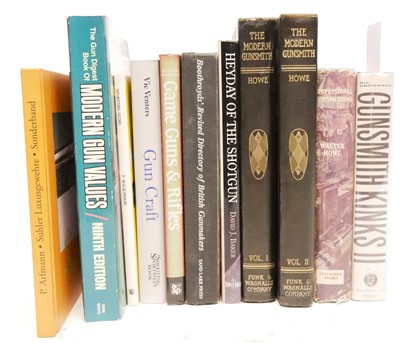 Lot 394 - Modern Gunsmithing James Virgil Howe and nine other books.