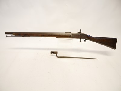 Lot 32 - Pattern 1842 percussion rifle musket and bayonet