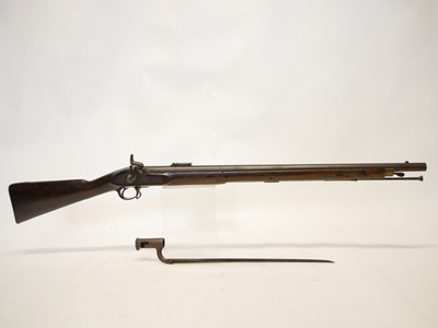 Lot 32 - Pattern 1842 percussion rifle musket and bayonet