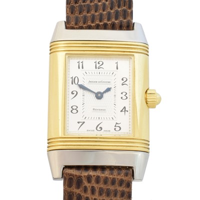 Lot 177 - A Jaeger-LeCoultre Reverso Duetto wristwatch