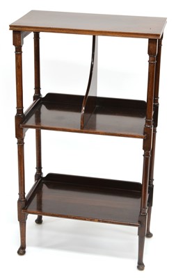 Lot 263 - Edwardian figured mahogany bookcase