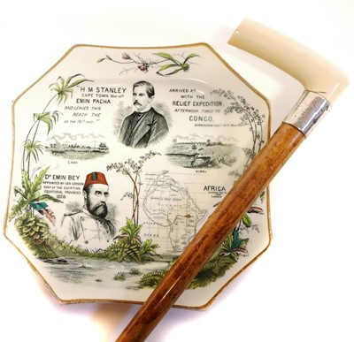 Lot 232 - Staffordshire pottery plate