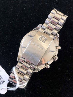 Lot 188 - A stainless steel Omega Speedmaster automatic wristwatch