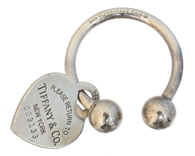 Lot 167 - A Tiffany & Co. 'Return to Tiffany' keyring