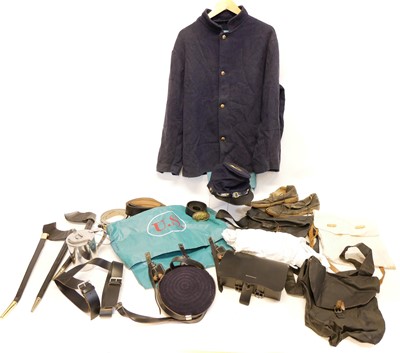 Lot 379 - American Civil War re-enactors reproduction uniform and equipment