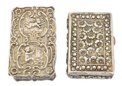 Lot 175 - Two Elizabeth II silver pill boxes