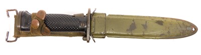 Lot 323 - US M5 bayonet and scabbard