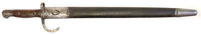 Lot 325 - British P1907 bayonet and scabbard