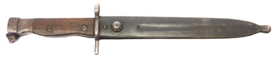 Lot 335 - Egyptian Hakim 1950 bayonet and scabbard .