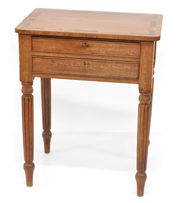 Lot 306 - William IV mahogany sewing table