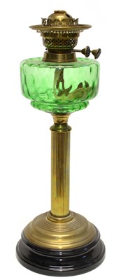 Lot 247 - Victorian oil lamp