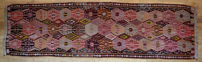 Lot 384 - Iranian Kurdish Kelim runner