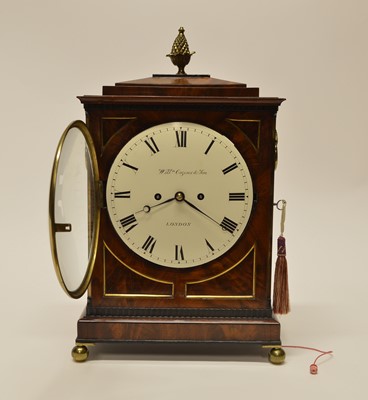 Lot 191 - William Cozens & Son, London, bracket clock