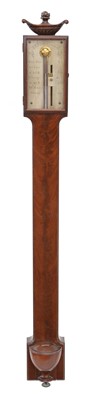 Lot 221 - J & W Watkins, Charing Cross, stick barometer