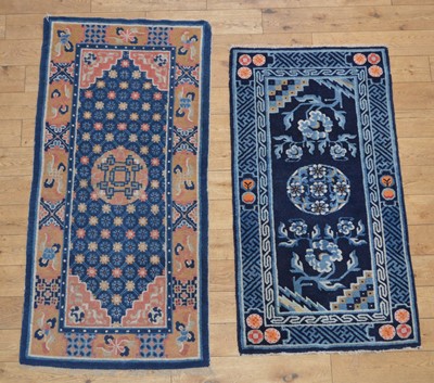 Lot 365 - Two 20th Century Chinese Peking Rugs