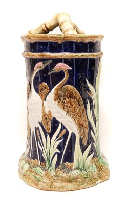 Lot 187 - Majolica stick stand
