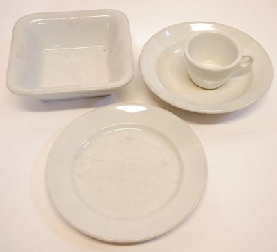 Lot 387 - German WWII mess hall ceramics