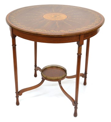 Lot 305 - Edwardian occasional table