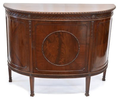 Lot 314 - Edwardian side cabinet.