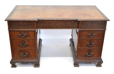 Lot 346 - Edwardian writing desk