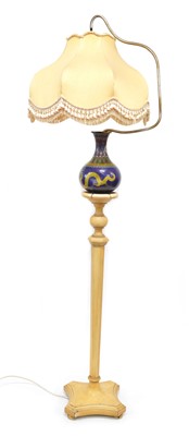 Lot 243 - 1930's cream-painted torchere