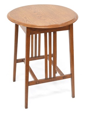 Lot 242 - Arts & Crafts oak side table