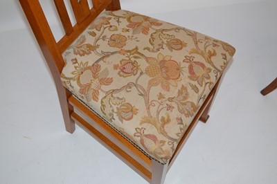Lot 273 - Liberty Guild arts & crafts oak dining table and chairs