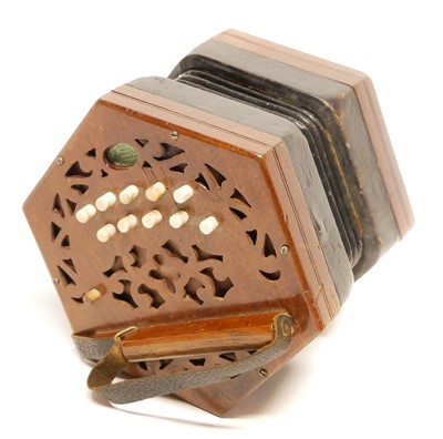 Lot 220 - J. Wallis concertina