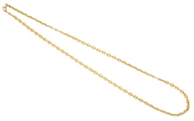 Lot 30 - A 9ct gold chain necklace