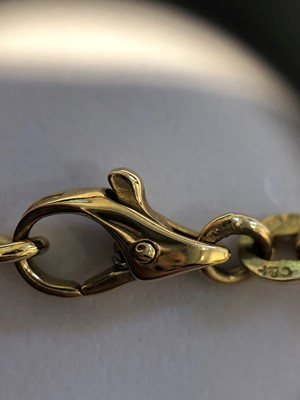 Lot 30 - A 9ct gold chain necklace
