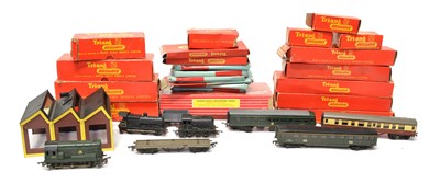 Lot 163 - Collection of Tri-ang locomotives, rolling stock, accessories and track