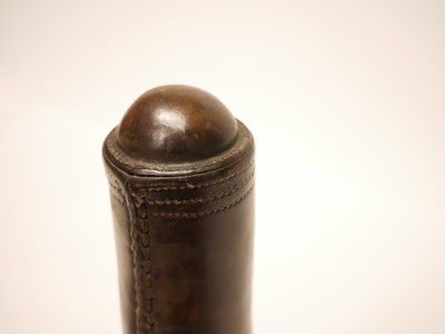 Lot 226 - Leather bucket pistol holster 19th century