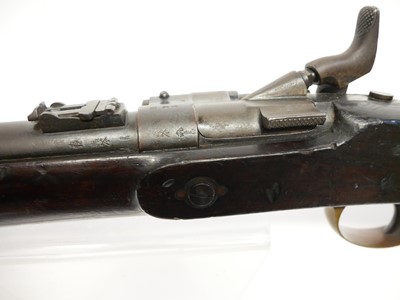 Lot 14 - Enfield Snider .577 breech-loading carbine
