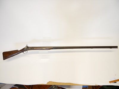 Lot 35 - Percussion 10 bore bank gun by Freeth