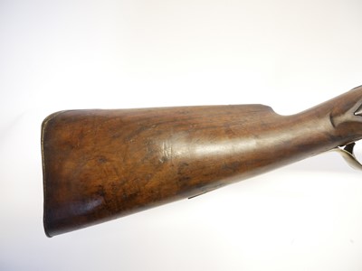 Lot 35 - Percussion 10 bore bank gun by Freeth