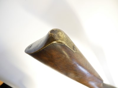 Lot 35 - Percussion 10 bore bank gun by Freeth