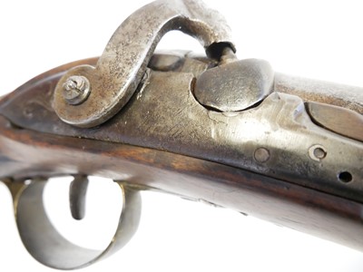 Lot 35 - Percussion 10 bore bank gun by Freeth